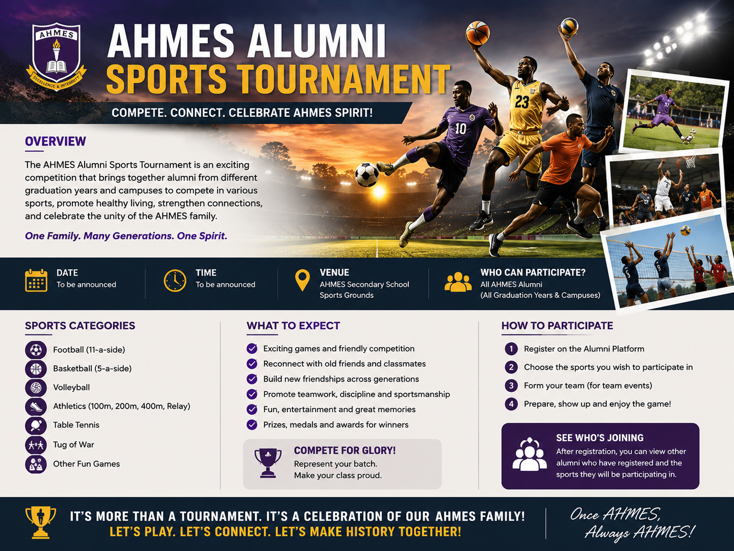 AHMES Alumni Sports Tournament